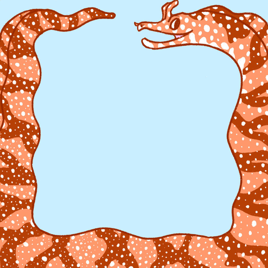 Dragon Eel Memopad Design