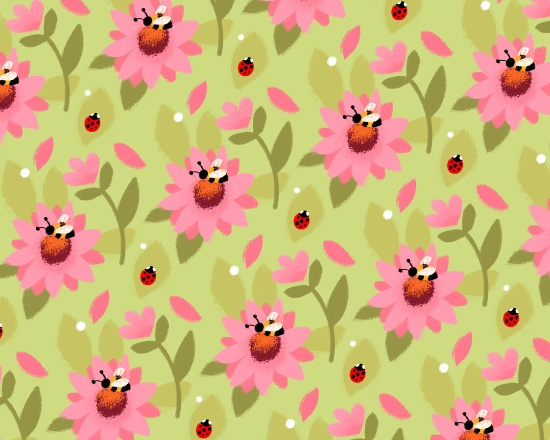 Kitty Roots Pattern