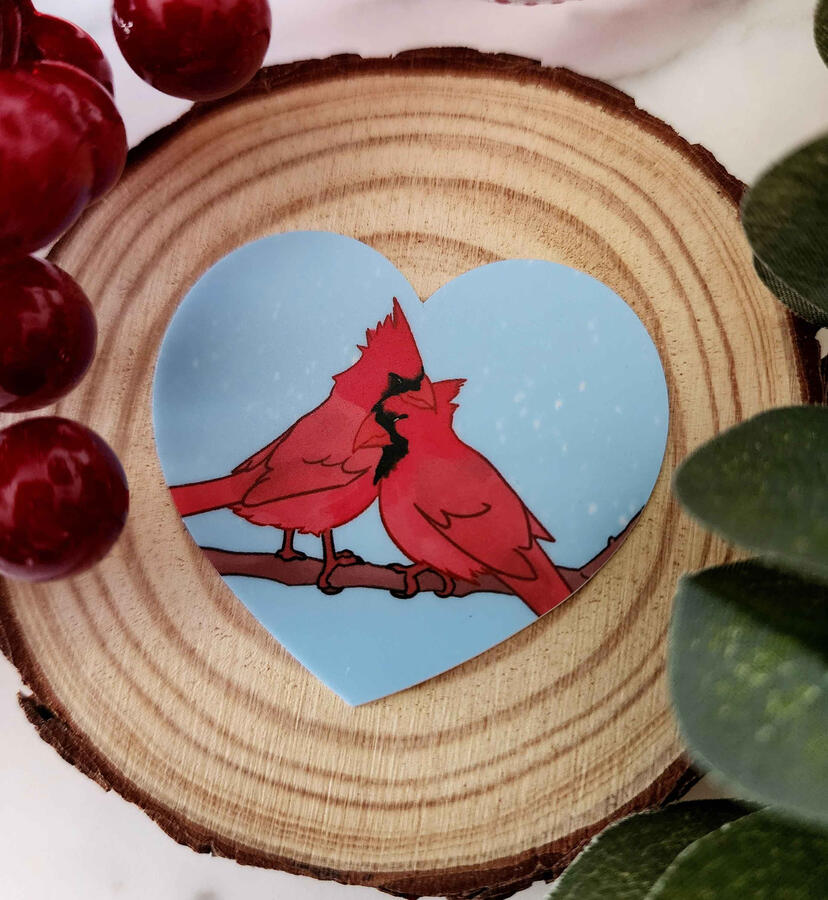 Male Cardinal Love