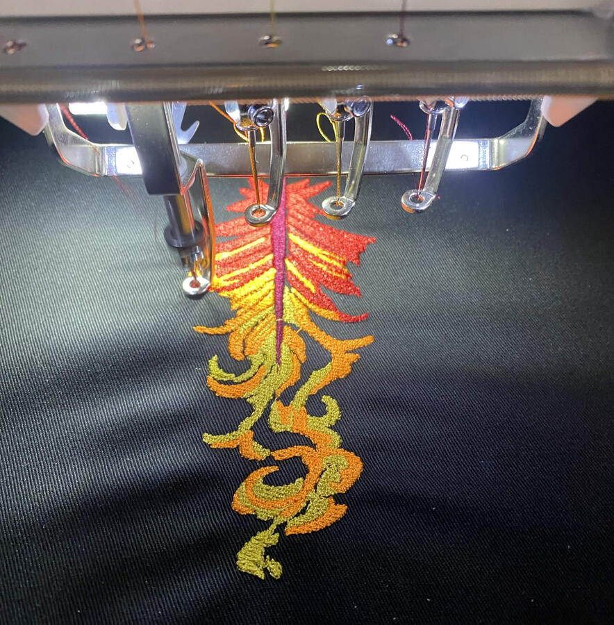 Embroidering In House