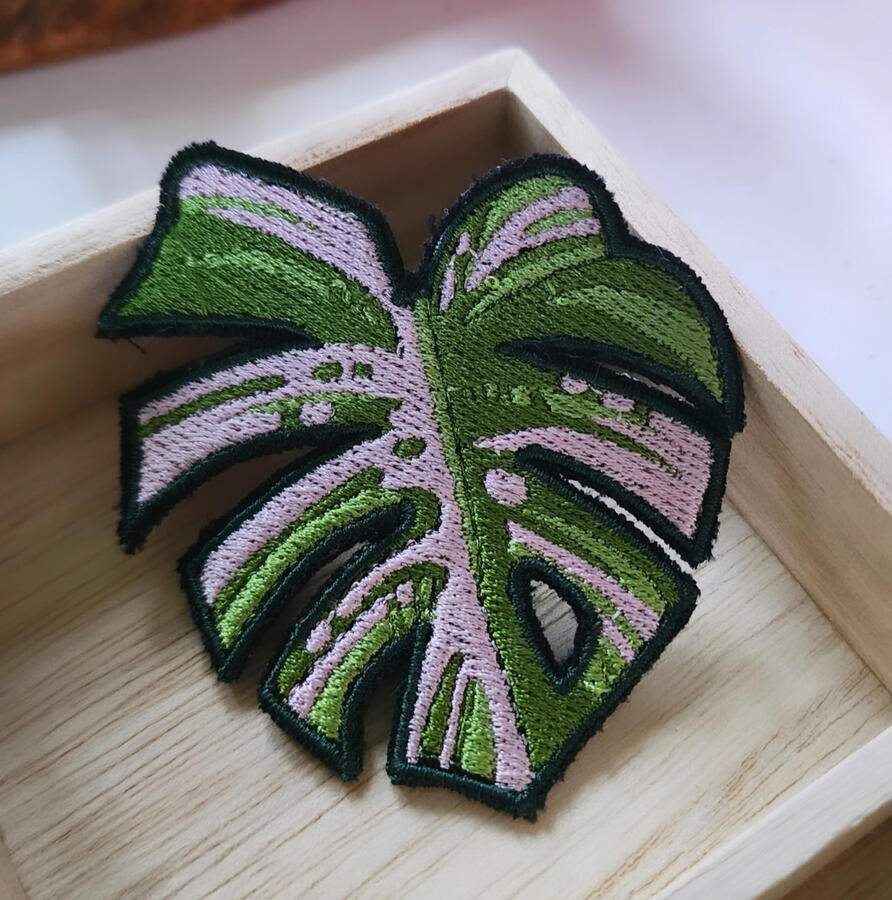 Monstera Iron-on Patch